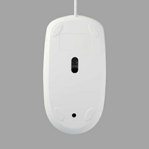 USB有線光学式マウス［3ボタン/Lサイズ］ ホワイト エレコム M-LE10URXWH