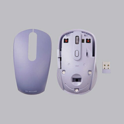 OSMOD Six USB無線/Bluetooth 充電静音マウス [6ボタン/Mサイズ] ブルー エレコム M-MY35MBSXBU