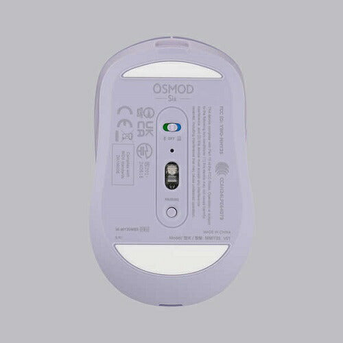 OSMOD Six USB無線/Bluetooth 充電静音マウス [6ボタン/Mサイズ] ブルー エレコム M-MY35MBSXBU