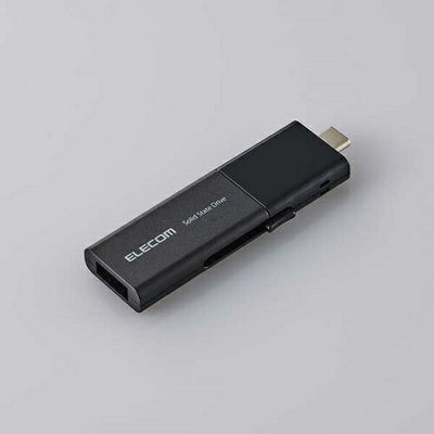 USB Type-C(TM) USB-Aコネクター対応外付けポータブルSSD 250GB ブラック エレコム ESD-EWB0250GBKR