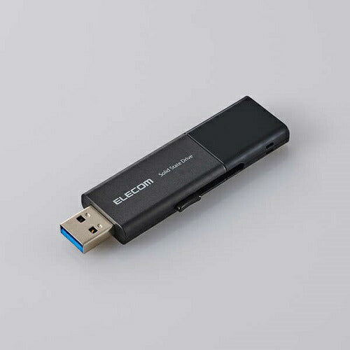 USB Type-C(TM) USB-Aコネクター対応外付けポータブルSSD 1TB ブラック エレコム ESD-EWB1000GBKR