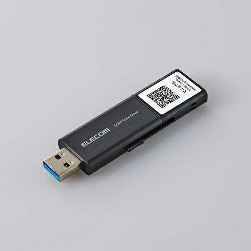 USB Type-C(TM) USB-Aコネクター対応外付けポータブルSSD 1TB ブラック エレコム ESD-EWB1000GBKR