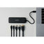 USB Type-C ドッキングステーション 5-in-1 薄型 ハブ PD 85W出力 急速充電 USB-C×2 USB-A×2 HDMI×1 ブラック エレコム DST-050BPBK