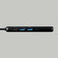 USB Type-C ドッキングステーション 7-in-1 薄型 ハブ PD 85W出力 急速充電 USB-C×1 USB-A×2 HDMI×1 SD＋microSD×1 RJ45×1 ブラック エレコム DST-070BPBK