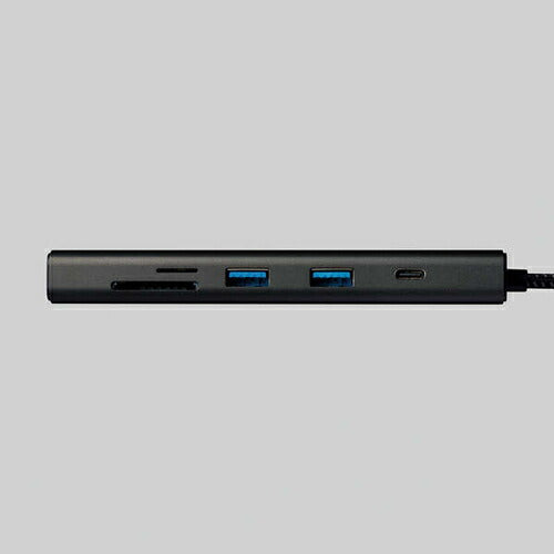 USB Type-C ドッキングステーション 10-in-1 ハブ PD 85W出力 急速充電 USB-C×2 USB-A×4 HDMI×1 SD＋microSD×1 RJ45×1 ブラック エレコム DST-100BPBK