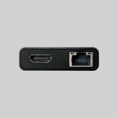 USB Type-C ドッキングステーション 10-in-1 ハブ PD 85W出力 急速充電 USB-C×2 USB-A×4 HDMI×1 SD＋microSD×1 RJ45×1 ブラック エレコム DST-100BPBK