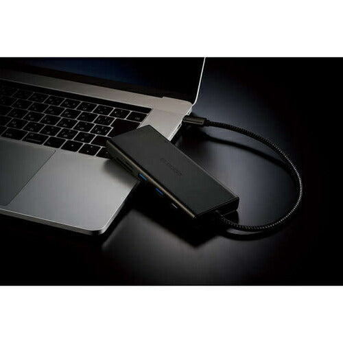 USB Type-C ドッキングステーション 10-in-1 ハブ PD 85W出力 急速充電 USB-C×2 USB-A×4 HDMI×1 SD＋microSD×1 RJ45×1 ブラック エレコム DST-100BPBK