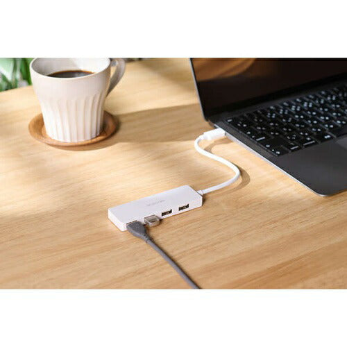 USBハブ Type-C 4ポート USB2.0ハブ ホワイト エレコム U2HC-H040WH