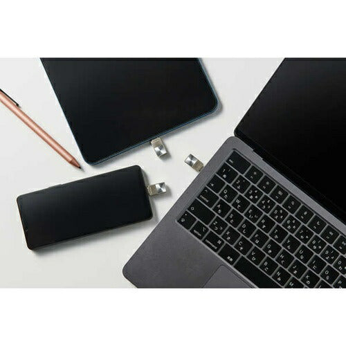USBメモリ Type-C 32GB スマホ向け 5Gbps シルバー エレコム MF-SPU3032GSV
