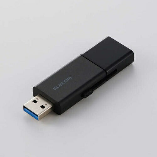USBメモリ スライド式 32GB 5Gbps Type-C USB-A ブラック エレコム MF-WSAU3032GBK