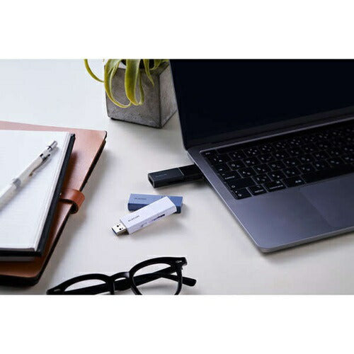 USBメモリ スライド式 64GB 5Gbps Type-C USB-A ブラック エレコム MF-WSAU3064GBK