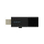 USBメモリ スライド式 64GB 5Gbps Type-C USB-A ブラック エレコム MF-WSAU3064GBK