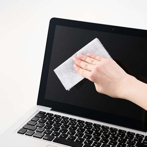 エレコム 液晶用ウェットクリーニングティッシュ WC-DP50B ボトルタイプ 50枚入 液晶画面クリーナー