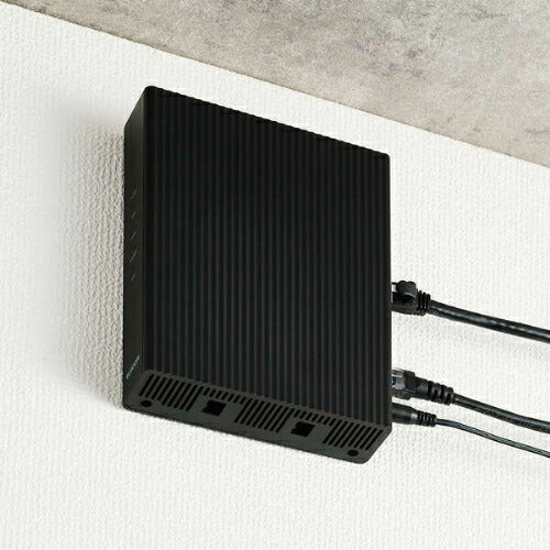 ELECOM エレコム 無線LANルーター Wi-Fi 6 WRC-X3000GS4-B ブラック