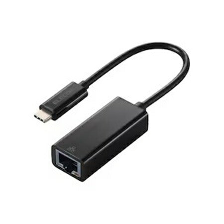 有線LANアダプター 1Gbps USB Type-C ブラック エレコム EDC-GUC3V3-B