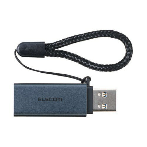 エレコム メモリーカードリーダー USB-A接続 直挿し UHS-I SD/microSD対応 ブラック MR3-D20BK 外付け スティック型 軽量 持ち運び PC周辺機器 ELECOM