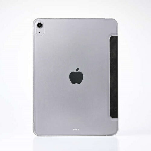 11インチiPad Air M3/M2 フラップケース 薄型軽量 背面クリア 2アングル ブラック エレコム TB-A25MWVBK