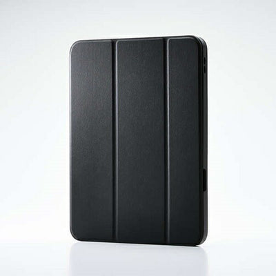 iPad A16 第10世代 フラップケース 衝撃吸収 Pencil収納 スリープ対応 ブラック エレコム TB-A25RSABK