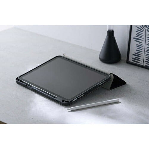 iPad A16 第10世代 フラップケース 衝撃吸収 Pencil収納 スリープ対応 ブラック エレコム TB-A25RSABK