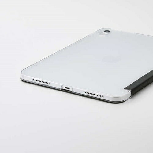 iPad A16 第10世代 フラップケース 薄型軽量 背面クリア 2アングル ブラック エレコム TB-A25RWVBK