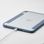 iPad A16 第10世代 フラップケース 薄型軽量 カラーエッジ 背面クリア ブルーグレー エレコム TB-A25RWVFCBG