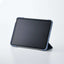 iPad A16 第10世代 フラップケース 薄型軽量 カラーエッジ 背面クリア ブルーグレー エレコム TB-A25RWVFCBG
