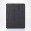 iPad Air 13インチ フラップケース M3/M2 薄型軽量 ファブリック 背面クリア ブラック エレコム TB-A25XWVCBK