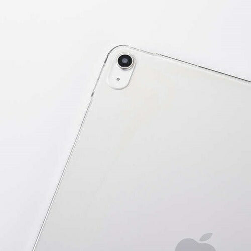 iPad Air 13インチ フラップケース M3/M2 薄型軽量 ファブリック 背面クリア ブラック エレコム TB-A25XWVCBK