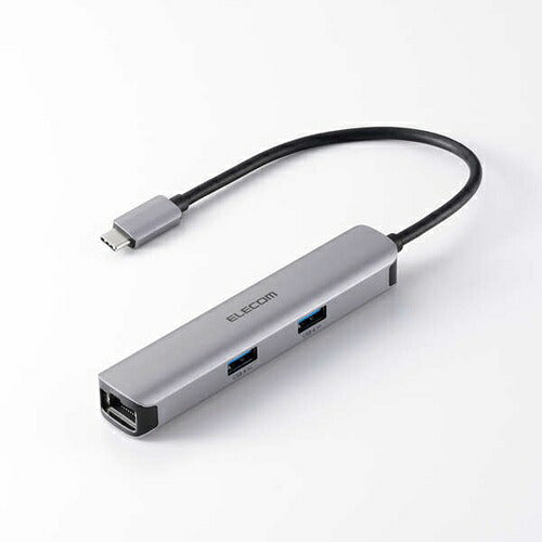 ELECOM エレコム USB Type-C ドッキングステーション DST-052BPSV シルバー