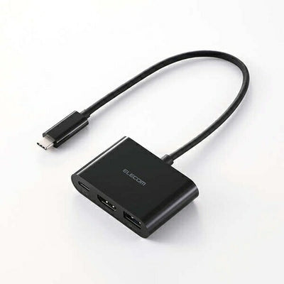 ELECOM エレコム USB Type-C ドッキングステーション DST-030BPBK ブラック