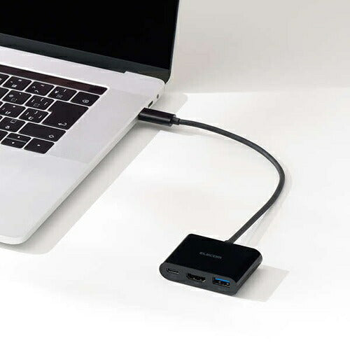 ELECOM エレコム USB Type-C ドッキングステーション DST-030BPBK ブラック