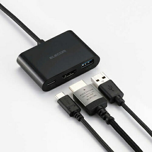 ELECOM エレコム USB Type-C ドッキングステーション DST-030BPBK ブラック