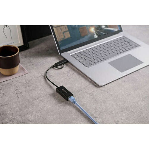ELECOM エレコム 有線LANアダプター USB Type-C 2.5Gbps EDC-QUA3CV2-B ブラック