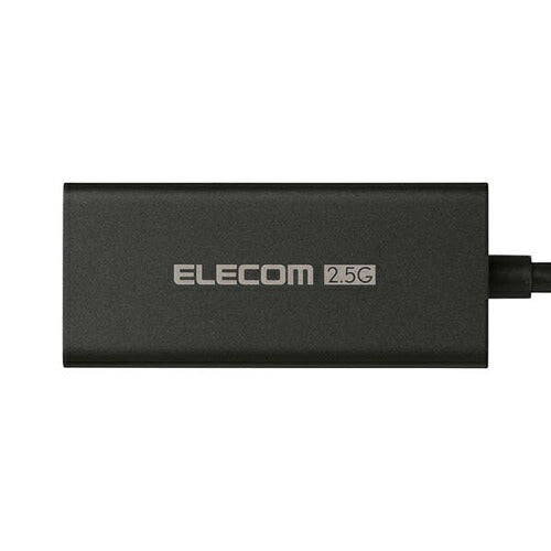 ELECOM エレコム 有線LANアダプター USB Type-C 2.5Gbps EDC-QUA3CV2-B ブラック