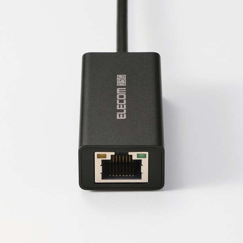 ELECOM エレコム 有線LANアダプター USB Type-C 2.5Gbps EDC-QUA3CV2-B ブラック