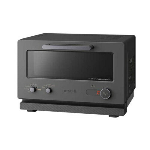 トースターレンジ 2in1 フラット庫内 15L チャコールグレー 日立 MRT-F100-H