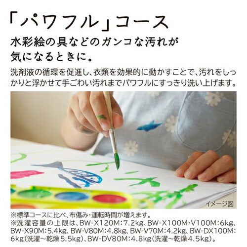 全自動洗濯機 ビートウォッシュ 9kg サテンベージュ 洗浄機能(ナイアガラ ビート洗浄 パワフルコース つけおきプラス シワ低減洗濯コース) 日立 BW-X90M-C