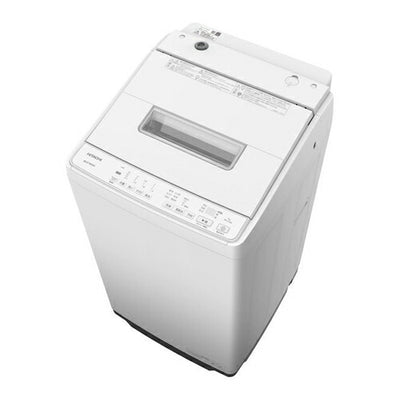 全自動洗濯機 ビートウォッシュ 7kg ホワイト 洗浄機能(ナイアガラ ビート洗浄) 日立 BW-G70M-W