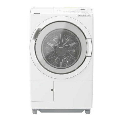 洗濯機 12kg ドラム式洗濯乾燥機 右開きタイプ 日立 BD-SW120MR(W) ホワイト 自動投入 スマホ連携 温水洗浄 らくメンテ スマートスピーカー対応
