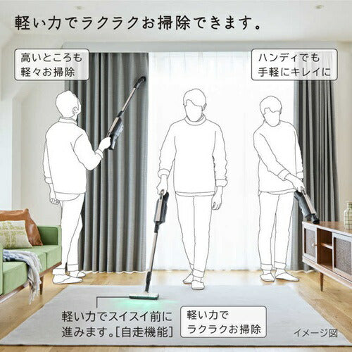 掃除機 紙パック式 日立 PKV-BK50P-C ベージュ スティック クリーナー コードレス式 かるパックスティック きわだつパワー