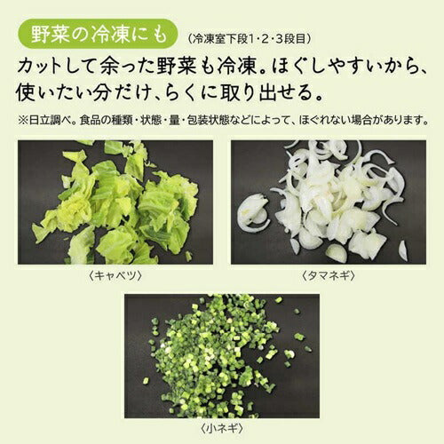 日立 5ドア 冷蔵庫 右開き 470L R-HWS47X N ライトゴールド まんなか冷凍 HWSタイプ