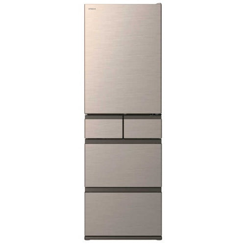 HITACHI 日立 5ドア冷蔵庫 HWSタイプ 470L 右開き ゴールド R-HWS47Y(N)