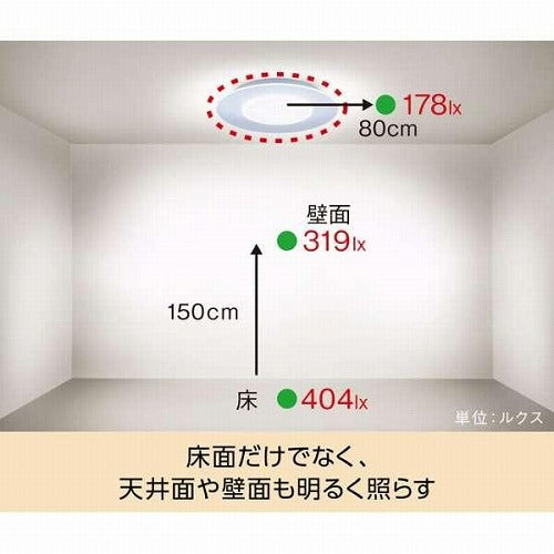 パナソニック LEDシーリングライト 8畳 文字くっきり光 HH-CF0892A