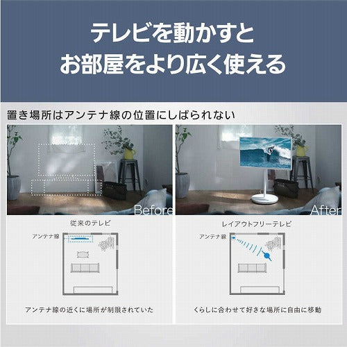 パナソニック 4K液晶テレビ 43V型 VIERA レイアウトフリーテレビ TH