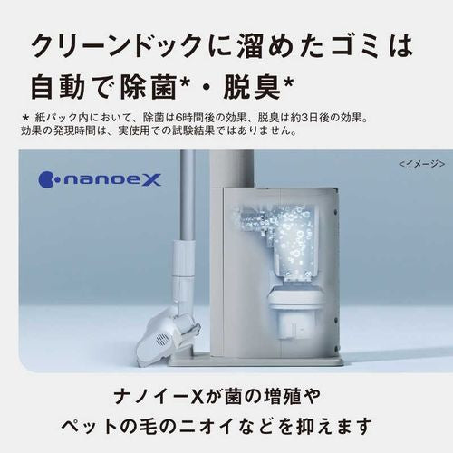 セパレート型コードレススティック掃除機 ［コードレス］ ホワイト パナソニック MC-NX810KM-W