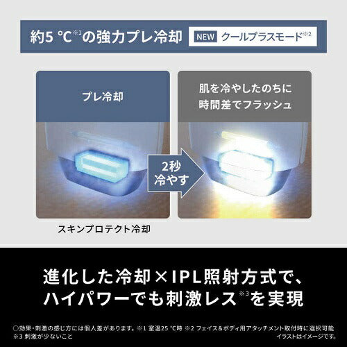 スムースエピ パワー＆クール グレー パナソニック ES-WG0B-H