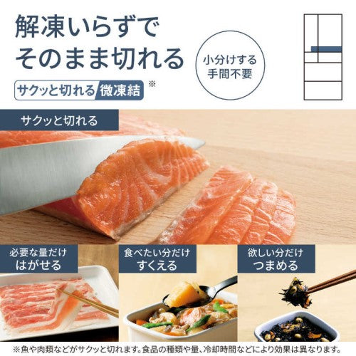 【標準設置料金込み】冷凍冷蔵庫 501L 6ドア/ フレンチ(両開き) HYタイプ パールホワイト パナソニック NR-F50HY2-W