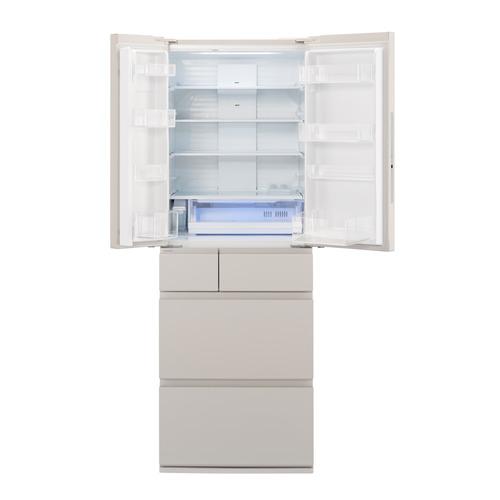 冷蔵庫 490L 観音開き 6ドア マットライトベージュ パナソニック NR-F49EY2-C