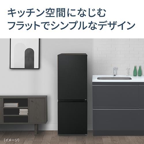 冷蔵庫 マットブラック 右開き 内容量：180リットル パナソニック NR-B18C2-K