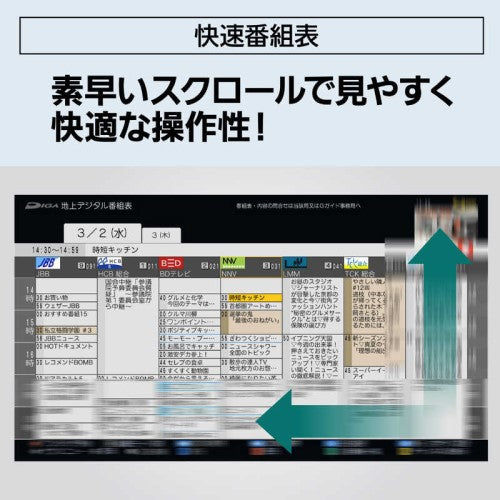 ブルーレイレコーダー DIGA(ディーガ) ［2TB /2番組同時録画］ パナソニック DMR-2W203